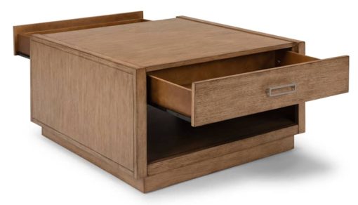 Homestyles Big Sur Oak Square Coffee Table - Image 4