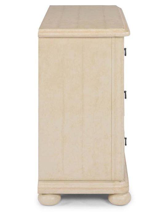Homestyles Provence Antiqued White 3 Drawer Chest - Image 4