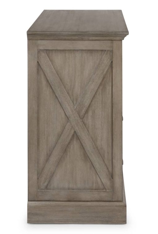 Homestyles Mountain Lodge Gray 4 Drawer Chest - Image 4