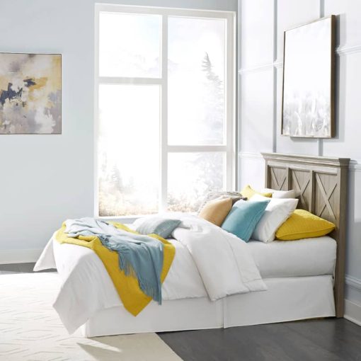 Homestyles Mountain Lodge Gray Queen/Full Headboard - Image 4