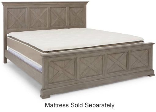 Homestyles Mountain Lodge Gray King Bed - Image 4