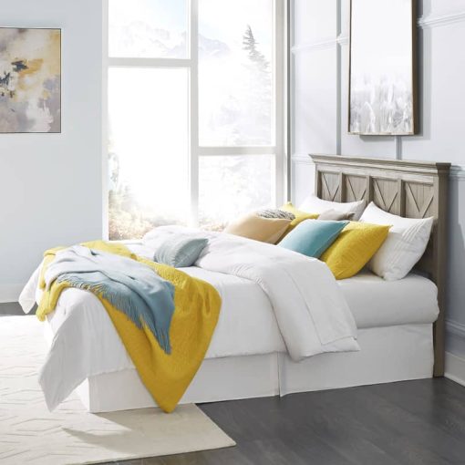 Homestyles Mountain Lodge Gray King/Cal King Headboard - Image 4