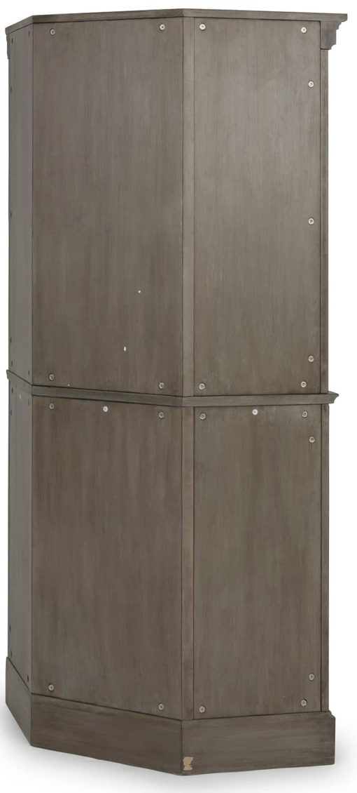 Homestyles Mountain Lodge Gray Corner Cabinet - Image 4