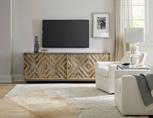 Hooker Furniture Home Entertainment Four-Door Media Console - Image 4