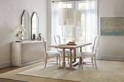 Hooker Furniture Dining Room Boheme Gaston Metal Back Side Chair - Image 4