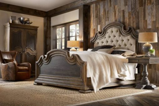 Hooker Furniture Bedroom Fair Oaks King Upholstered Bed - Image 4