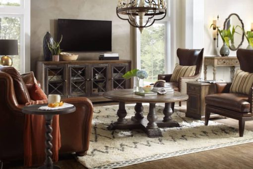 Hooker Furniture Hill Country Medina Round Cocktail Table - Image 4