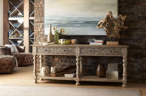 Hooker Furniture Hill Country Bexar Leg Huntboard Table - Image 4