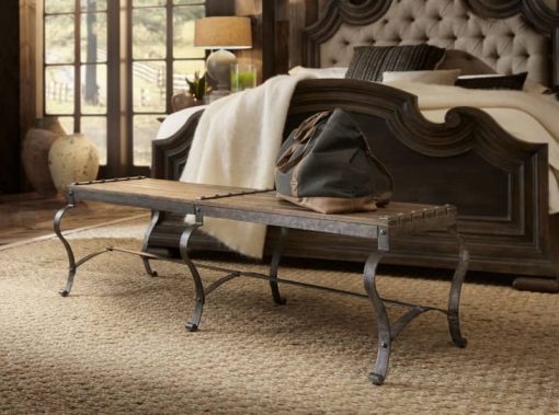 Hooker Furniture Hill Country Ozark Bed Bench - Image 4