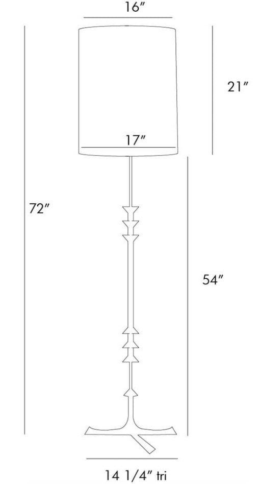Arteriors Nathan Floor Lamp - Image 4