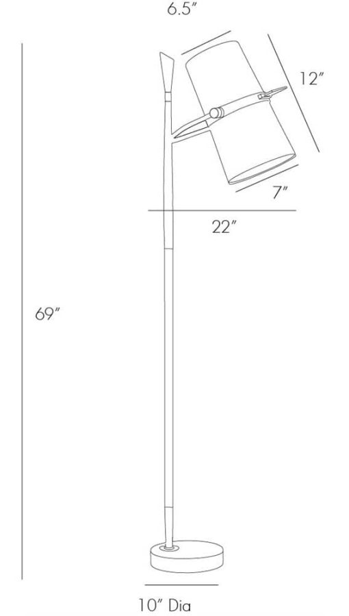 Arteriors Yasmin Floor Lamp - Image 4