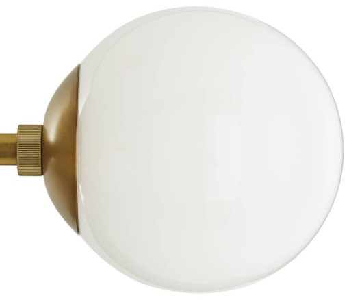 Arteriors Karrington Antique Brass Small Chandelier - Image 4