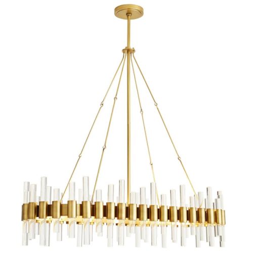 Arteiors Glass Exploration Haskell Oval Chandelier - Image 4