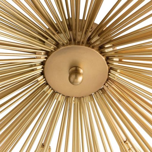 Arteriors Roxanne Antique Brass Flush Mount - Image 4