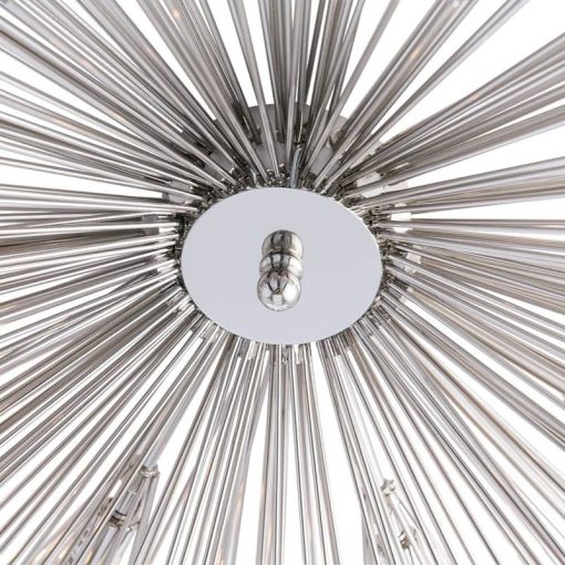 Arteriors Roxanne Polished Nickel Flush Mount - Image 4