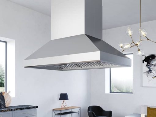 Zephyr Titan 48" Stainless Steel Island Hood - Image 4