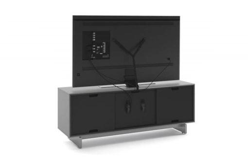 BDI Align Fog Grey Triple Media Cabinet - Image 4