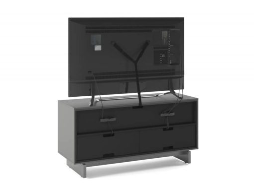 BDI Align Fog Grey Double Media Cabinet - Image 4