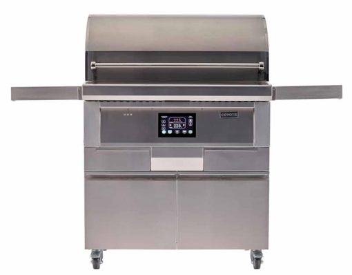 Coyote 36" Stainless Steel Freestanding Pellet Grill - Image 4