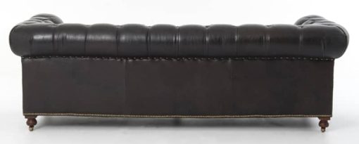 Four Hands Old Saddle Black 96" Conrad Sofa - Image 4