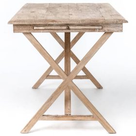 Four Hands Whitewash Palma Desk - Image 4