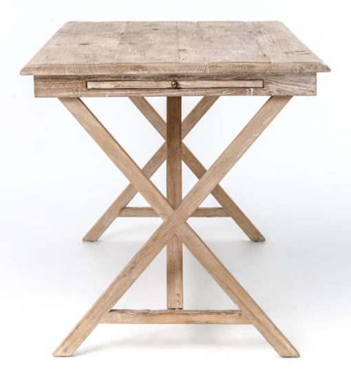 Four Hands Whitewash Palma Desk - Image 4