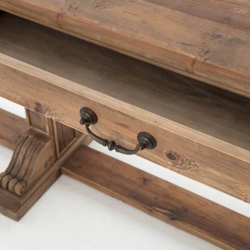Four Hands Bleached Pine Sergio Console Table - Image 4