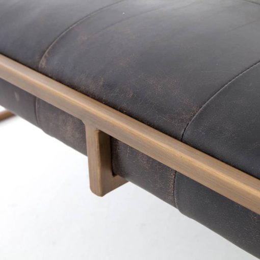 Four Hands Irondale Collection Oxford Ebony Sqaure Coffee Table - Image 4
