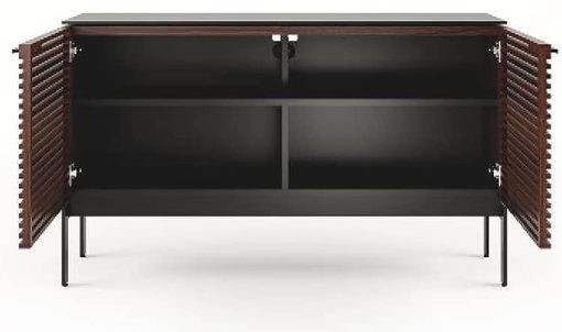 BDI Corridor SV 7128 Chocolate Stained Walnut TV Stand - Image 4