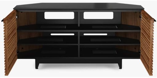 BDI Corridor 8175 Natural Walnut Corner Media Cabinet - Image 2