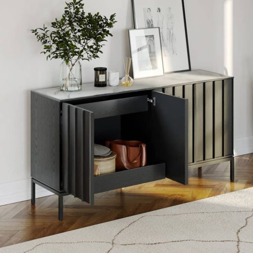 BDI Cosmo 5729 Ebonized Ash Credenza - Image 4