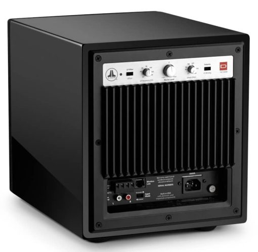 JL Audio Dominion d108 Black Gloss 8" Powered Subwoofer - Image 4