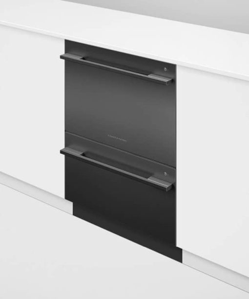 Fisher & Paykel Series 7 24" Black Stainless Steel Tall Double DishDrawer Dishwasher - Image 4