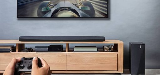 Denon HEOS Black Soundbar Speaker With Alexa Voice Compatibility - Image 4