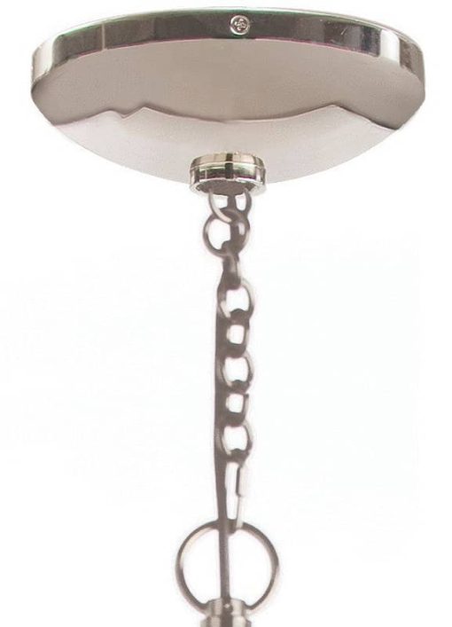 Arteriors Caviar Polished Nickel Adjustable Large Cluster Chandelier - Image 4