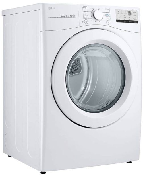 LG 7.4 Cu. Ft. White Electric Dryer - Image 4