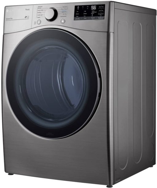 LG 7.4 Cu. Ft. Graphite Steel Smart Wi-Fi Enabled Front Load Electric Dryer With Built-In Intelligence - Image 4