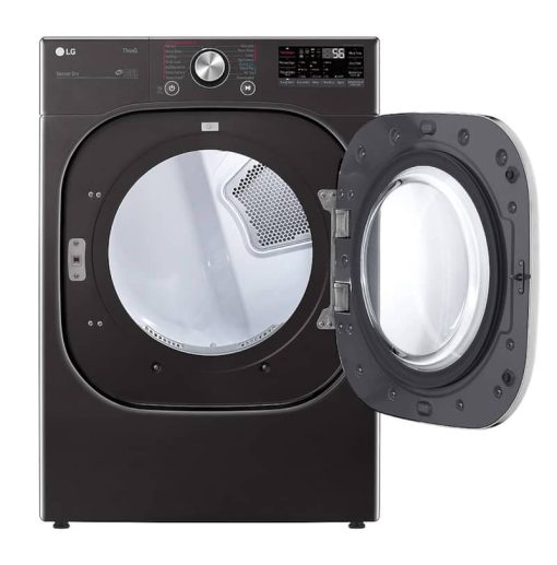 LG 7.4 Cu. Ft. Black Steel Smart Wi-Fi Enabled Electric Dryer With TurboSteam & Built-In Intelligence - Image 4