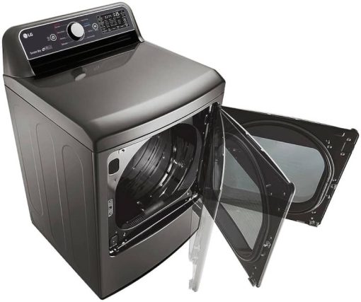 LG 7.3 Cu. Ft. Graphite Steel Smart Wi-Fi Enabled Gas Dryer With Sensor Dry Technology - Image 4