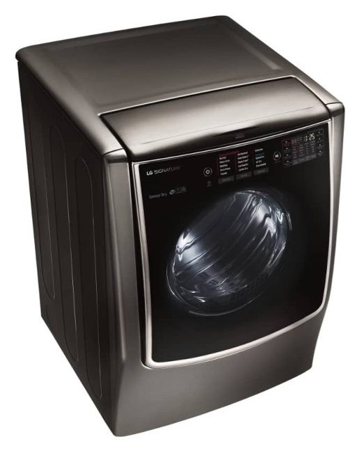 LG SIGNATURE 9 Cu. Ft. Black Stainless Steel Large Smart Wi-Fi Enabled Gas Dryer With TurboSteam - Image 4