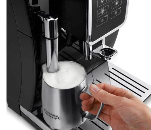 Delonghi Dinamica Black Automatic Coffee Machine w/ Espresso & Iced Coffee Features - Image 5