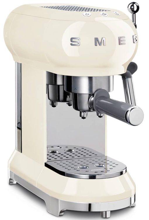 Smeg 50's Retro Style Cream Espresso Machine - Image 4