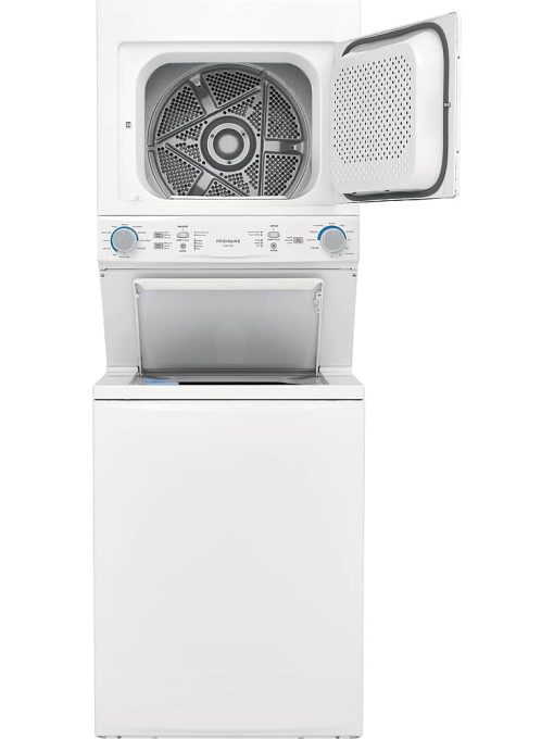 Frigidaire 27" White Stacked Washer And Electric Dryer Laundry Center - Image 4