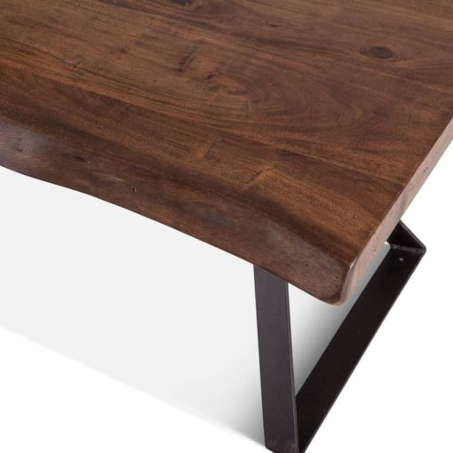 Home Trends & Design London Loft 54" Walnut Coffee Table - Image 4