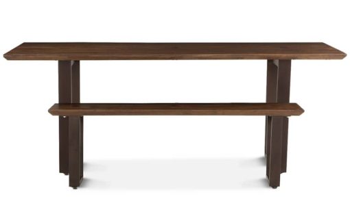 Home Trends & Design Mozambique 56" Walnut Bench - Image 4