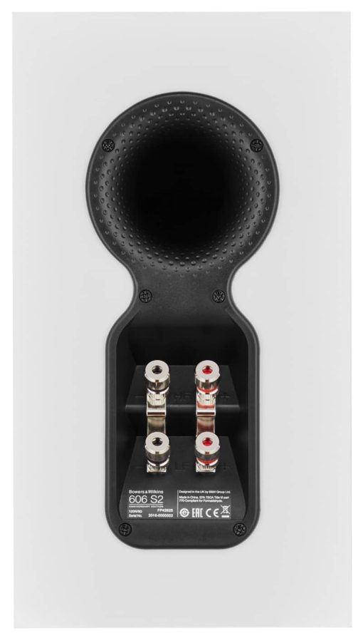 Bowers & Wilkins 600 Series 606 S2 Anniversary Edition Matte White 2-Way Stand-Mount Loudspeaker System (Pair) - Image 5