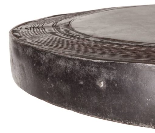 Home Trends & Design 36" Steampunk Round Dining Table - Image 4