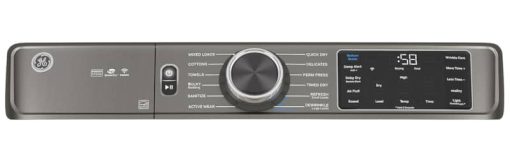 GE ADA 7.8 Cu. Ft. Satin Nickel Smart Front Load Electric Dryer With Steam And Sanitize Cycle - Image 4