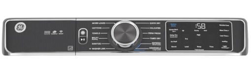 GE ADA 7.8 Cu. Ft. Sapphire Blue Smart Front Load Gas Dryer With Steam And Sanitize Cycle - Image 4