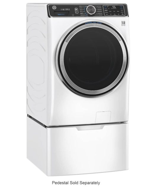 GE ADA 5 Cu. Ft. White Smart Front Load ENERGY STAR Steam Washer With SmartDispense UltraFresh Vent System With OdorBlock And Sanitize + Allergen - Image 4